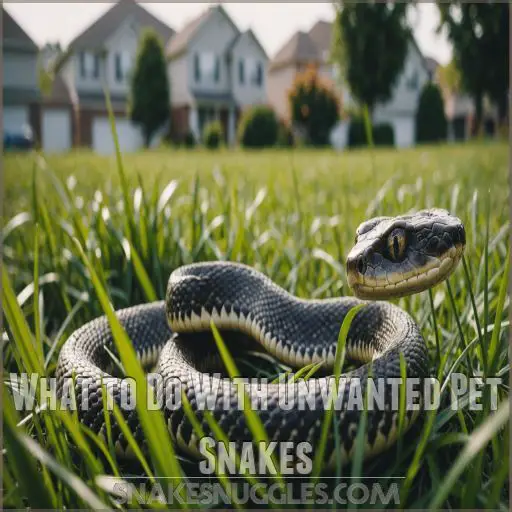 What to Do With Unwanted Pet Snakes