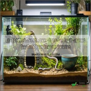 affordable snake tank setup