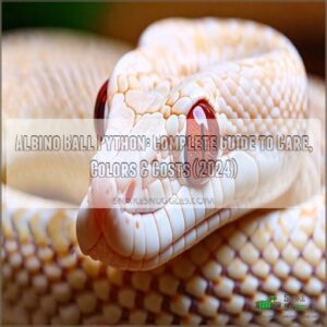 albino ball python