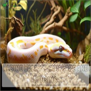 Albino Ball Python Care and Housing