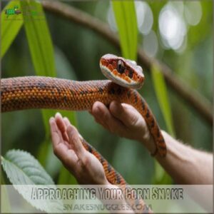 Approaching Your Corn Snake