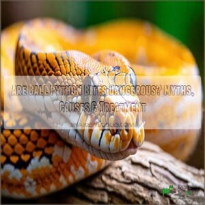 are ball python bites dangerous