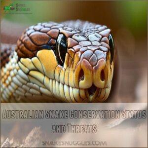 Australian Snake Conservation Status and Threats