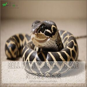 Ball Python Behavior and Stress Signs