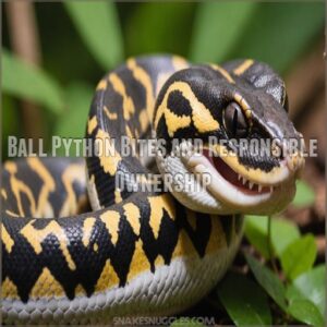 Ball Python Bites and Responsible Ownership