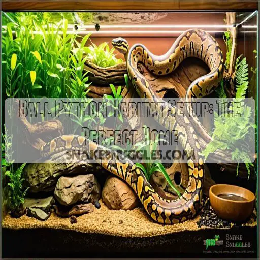 Ball Python Habitat Setup: The Perfect Home