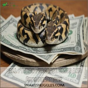 Ball Python Purchase Costs and Considerations