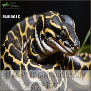 Ball Python Shedding and Skin Care