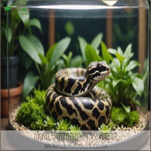 Ball Python Tank Sizes