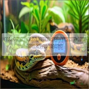 ball python temperature requirements