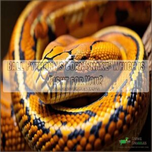 ball python vs corn snake