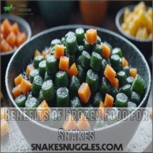 Benefits of Frozen Food for Snakes