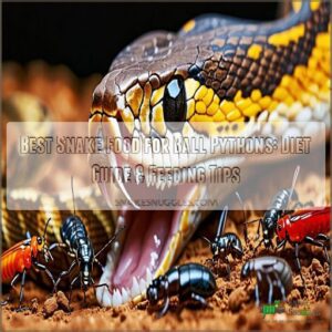 best snake food for ball pythons