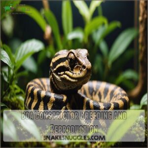 Boa Constrictor Breeding and Reproduction