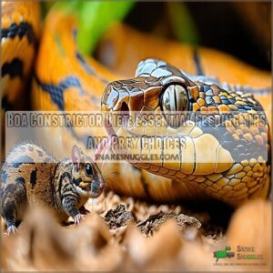 boa constrictor diet