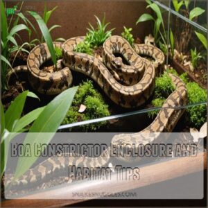 Boa Constrictor Enclosure and Habitat Tips