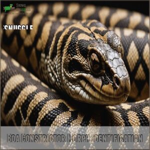 Boa Constrictor Morph Identification