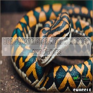 Boa Constrictor Morph Market and Prices