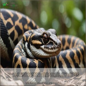 Boa Constrictor Personality Types