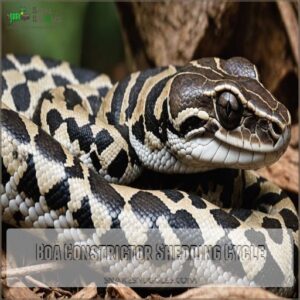 boa constrictor shedding cycle