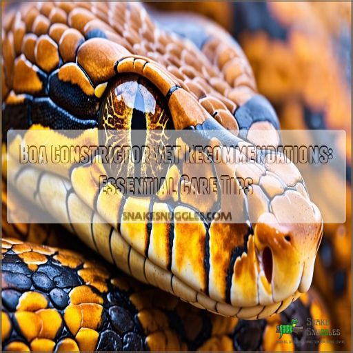 boa constrictor vet recommendations