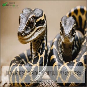 Boa Constrictor Visual Differences