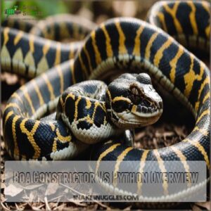 Boa Constrictor Vs Python Overview