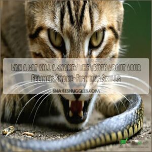 can a cat kill a snake all cats always