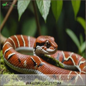 Caring for Gravid Corn Snakes