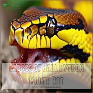 Causes of Ball Python Mouth Rot