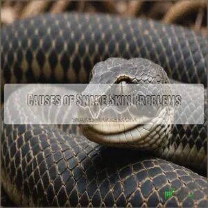 Causes of Snake Skin Problems Causes of Snake Skin Problems