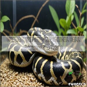 Characteristics of Ethical Ball Python Breeders