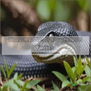 Characteristics of Non-Venomous Snakes