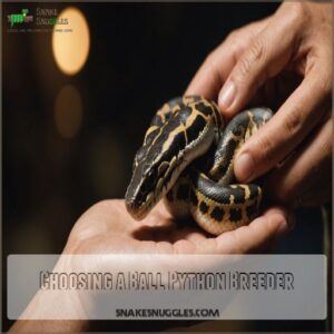 Choosing a Ball Python Breeder