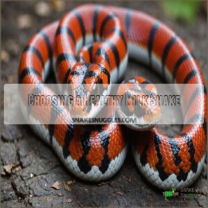 Choosing a Healthy Milk Snake