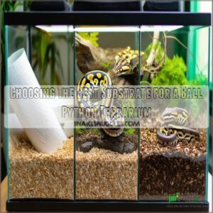 Choosing The Best Substrate for a Ball Python Terrarium