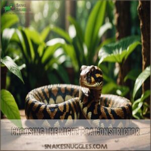 Choosing The Right Boa Constrictor