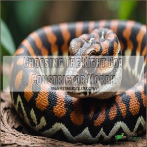 Choosing The Right Boa Constrictor Morph