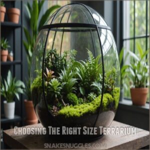 Choosing The Right Size Terrarium