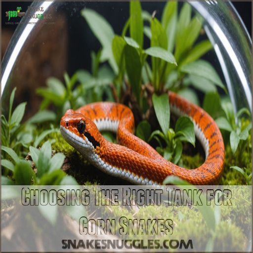 Choosing The Right Tank for Corn Snakes