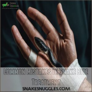 Common Mistakes in Snake Bite Treatment