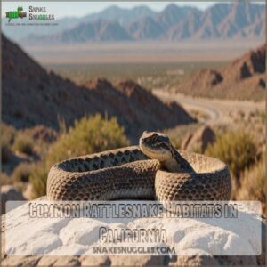 Common Rattlesnake Habitats in California