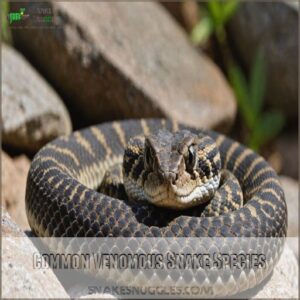 Common Venomous Snake Species