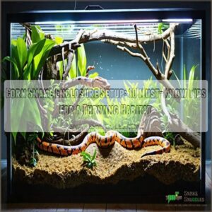 corn snake enclosure setup