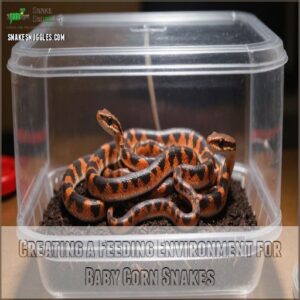 Creating a Feeding Environment for Baby Corn Snakes