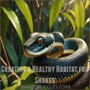 Creating a Healthy Habitat for Snakes Creating a Healthy Habitat for Snakes