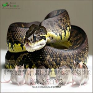 Determining The Right Prey Size for Ball Pythons