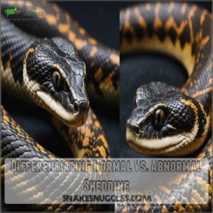 Differentiating Normal Vs. Abnormal Shedding