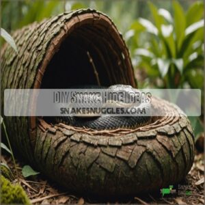 diy snake hide ideas