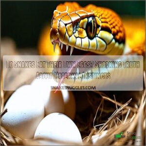 do snakes eat their own eggs